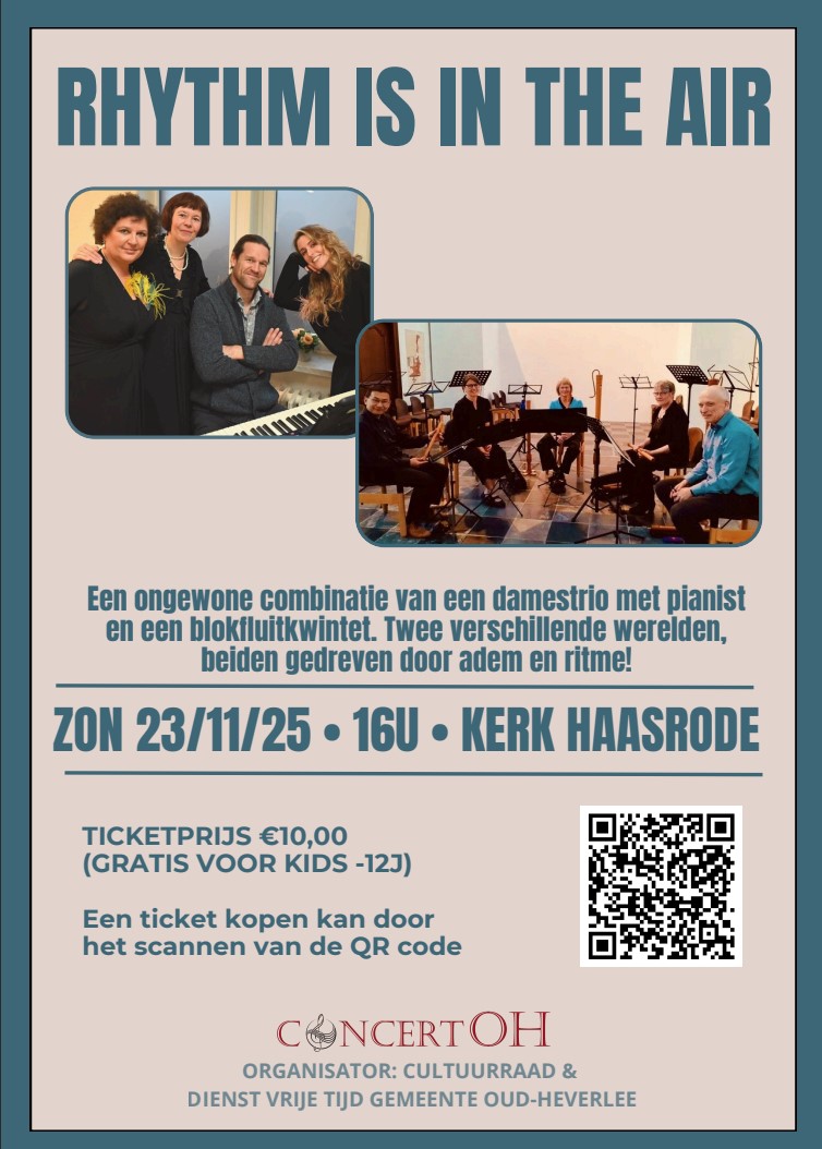 Affiche concert Rhythm is in the air